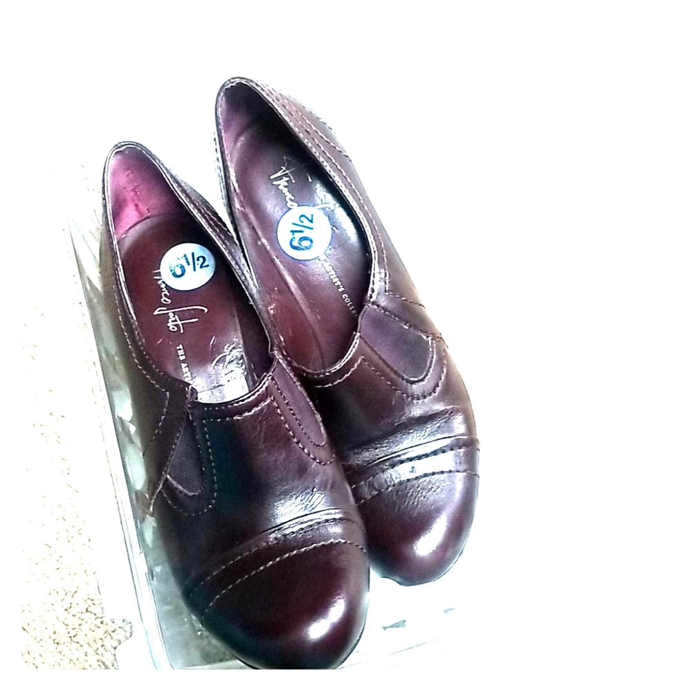 Franco Sarto ankle boot, burgundy